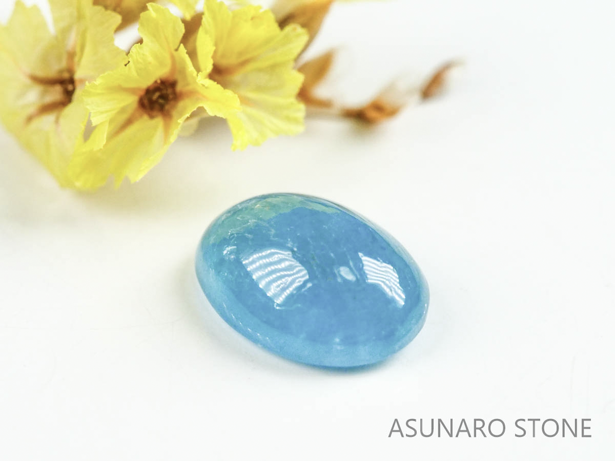 パライバトルマリン　カボション　ブラジル産　0.80ct   【220727-1033】