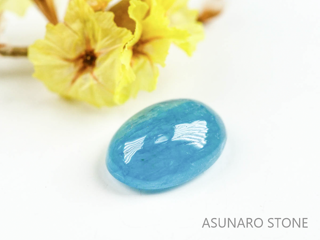 パライバトルマリン　カボション　ブラジル産　0.80ct   【220727-1033】