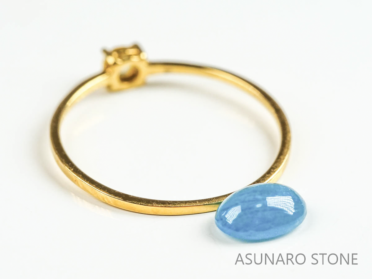 パライバトルマリン　カボション　ブラジル産　0.80ct   【220727-1033】