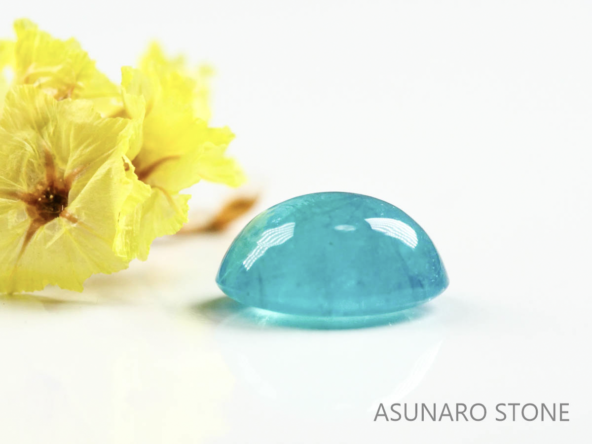 パライバトルマリン　カボション　ブラジル産　0.82ct   【220727-1035】