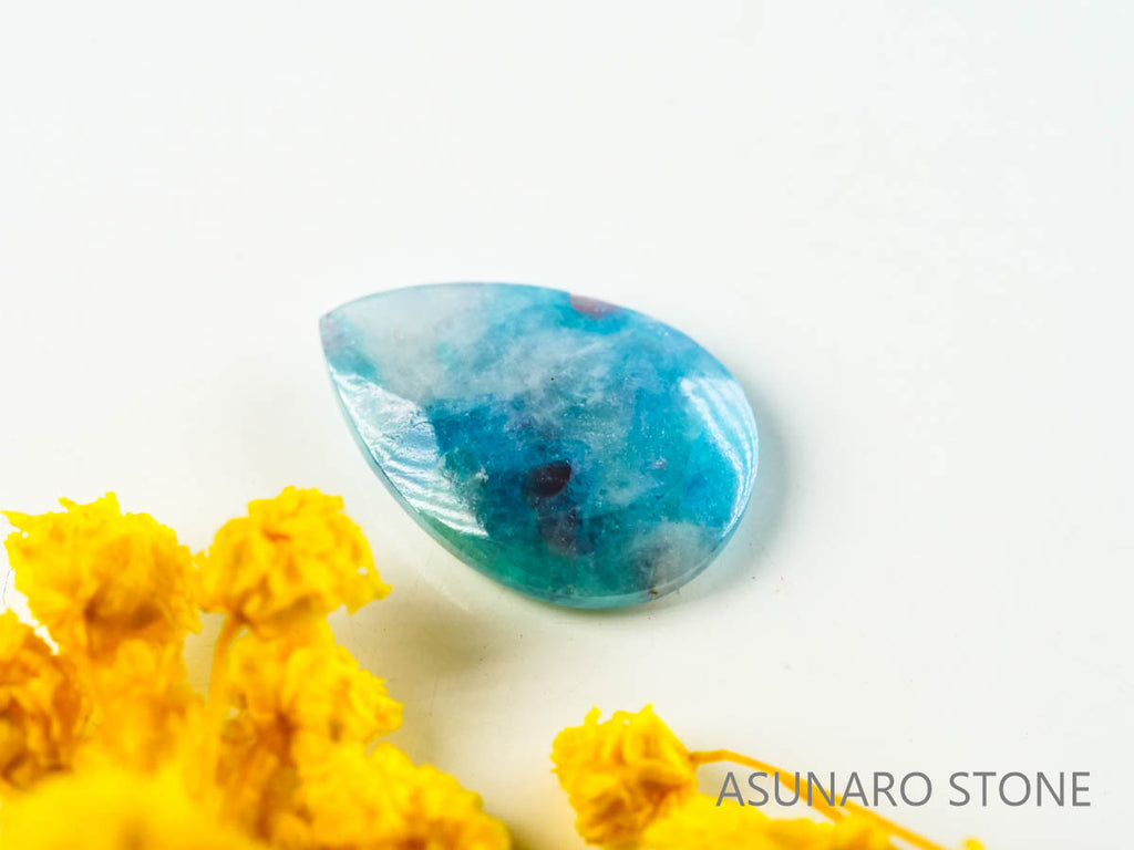 パライバトルマリンインクォーツ　ペアシェイプ　ブラジル産 　2.40ct 【220810-1050】