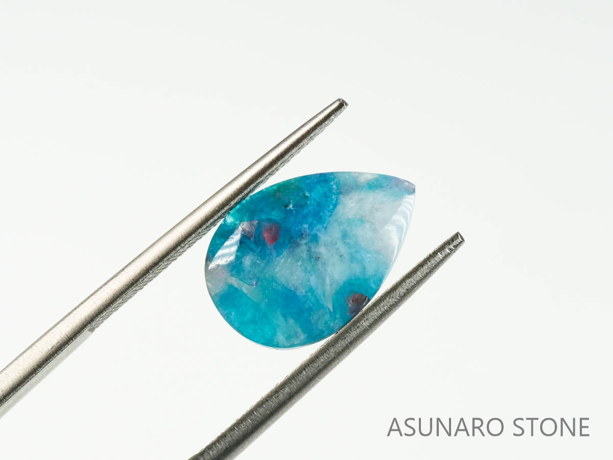 パライバトルマリンインクォーツ　ペアシェイプ　ブラジル産 　2.40ct 【220810-1050】