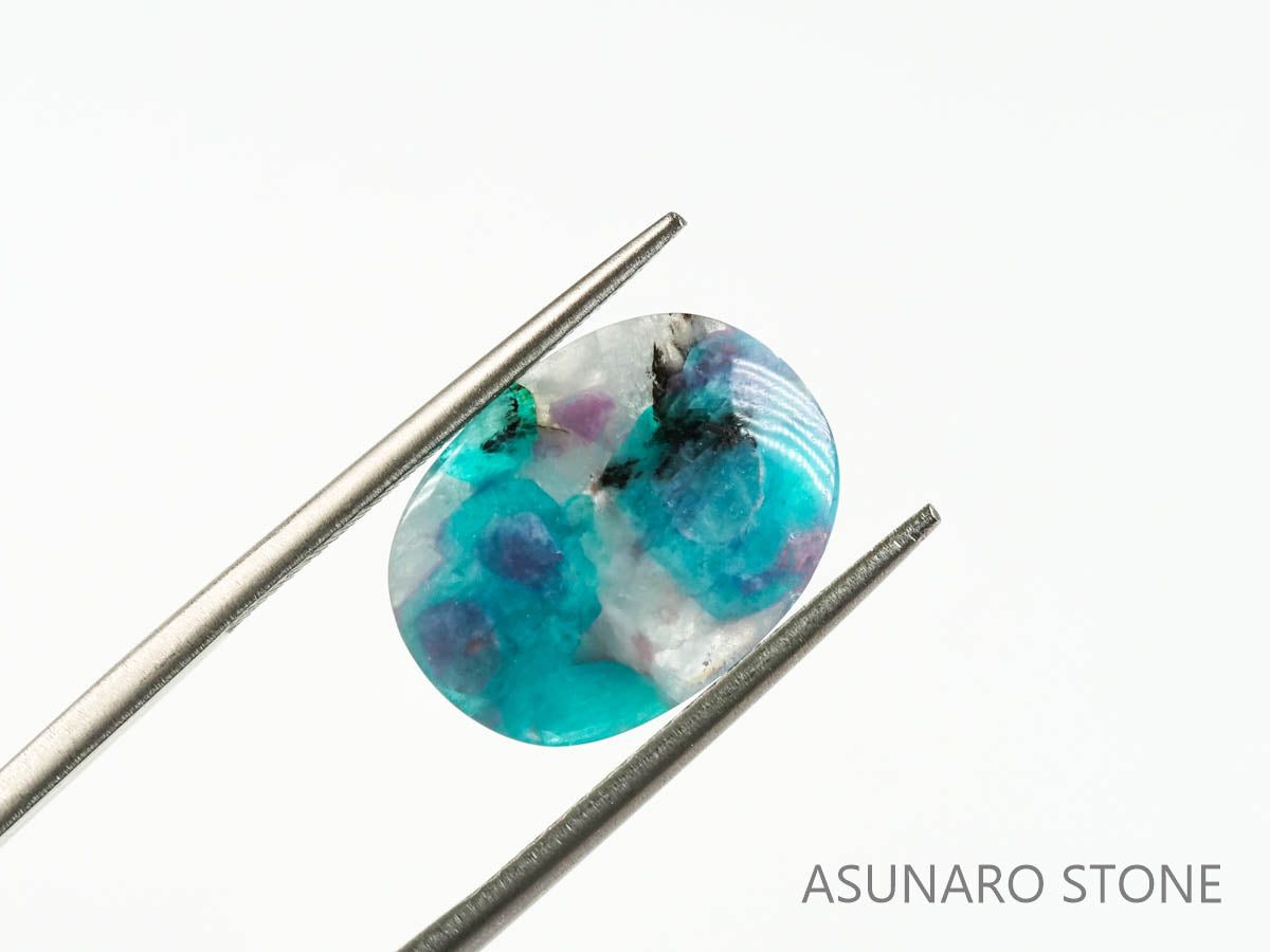 パライバトルマリンインクォーツ　オーバル　ブラジル産 　4.50ct 【220810-1051】