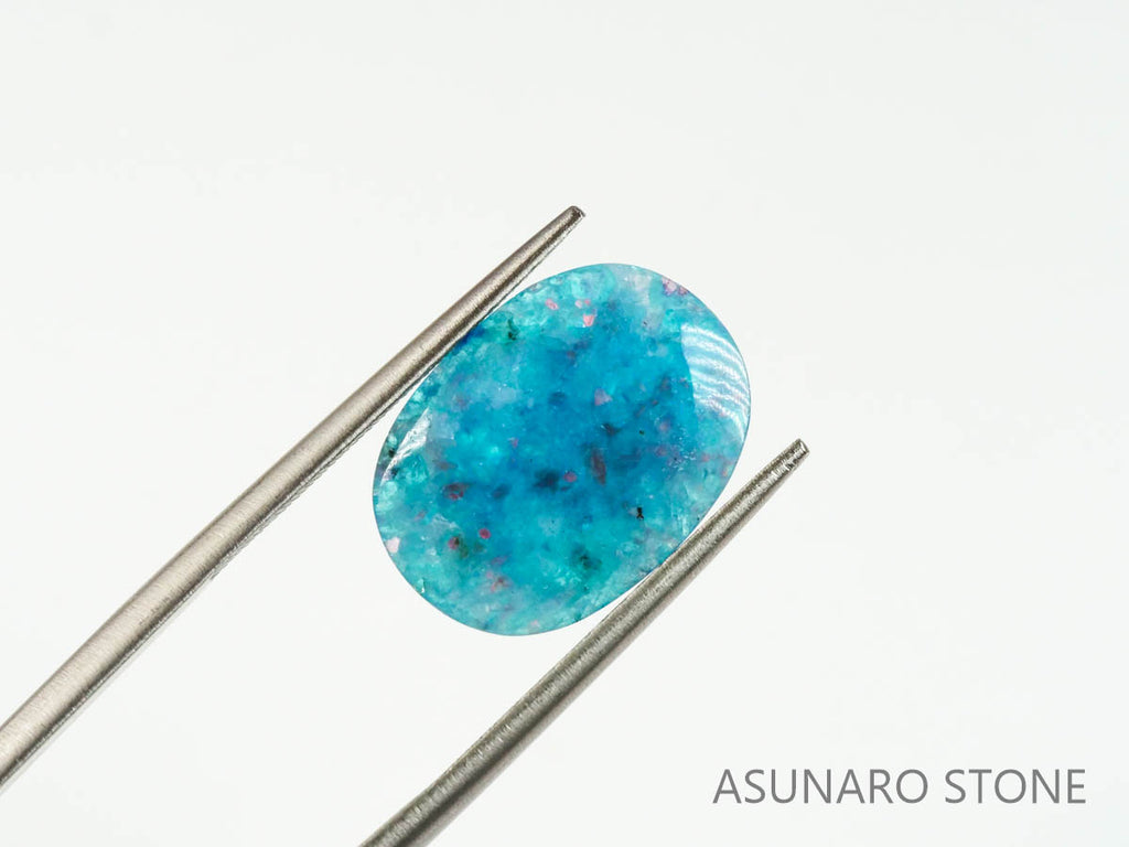 パライバトルマリンインクォーツ　オーバル　ブラジル産 　4.44ct 【220810-1053】