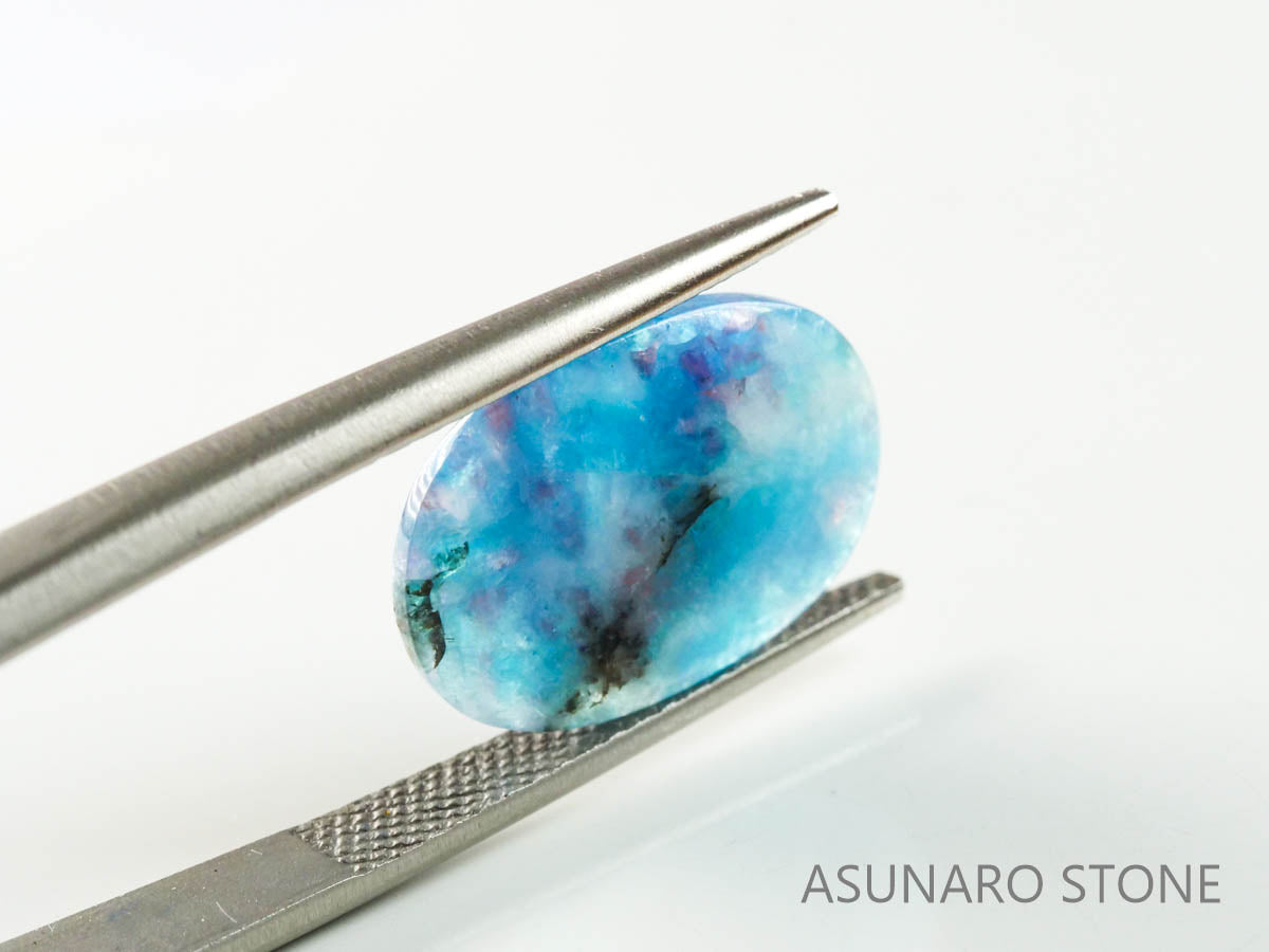 パライバトルマリンインクォーツ　オーバル　ブラジル産 　4.61ct 【220810-1054】