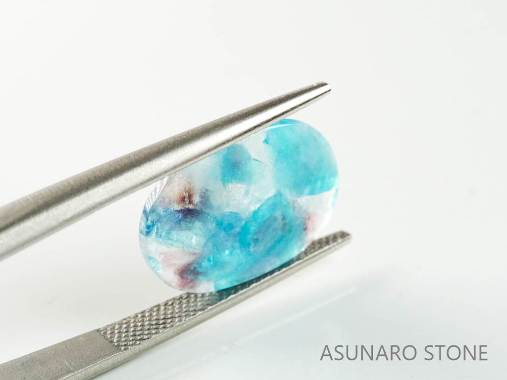 パライバトルマリンインクォーツ　オーバル　ブラジル産 　4.22ct 【220810-1055】