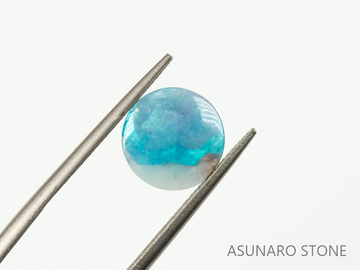 パライバトルマリンインクォーツ　ラウンド　ブラジル産 　2.06ct 【220810-1056】