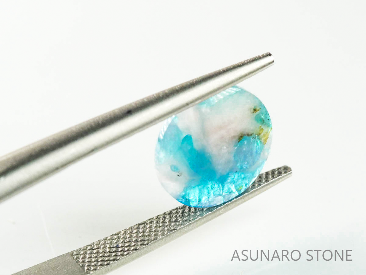 パライバトルマリンインクォーツ　ラウンド　ブラジル産 　2.34ct 【220810-1059】