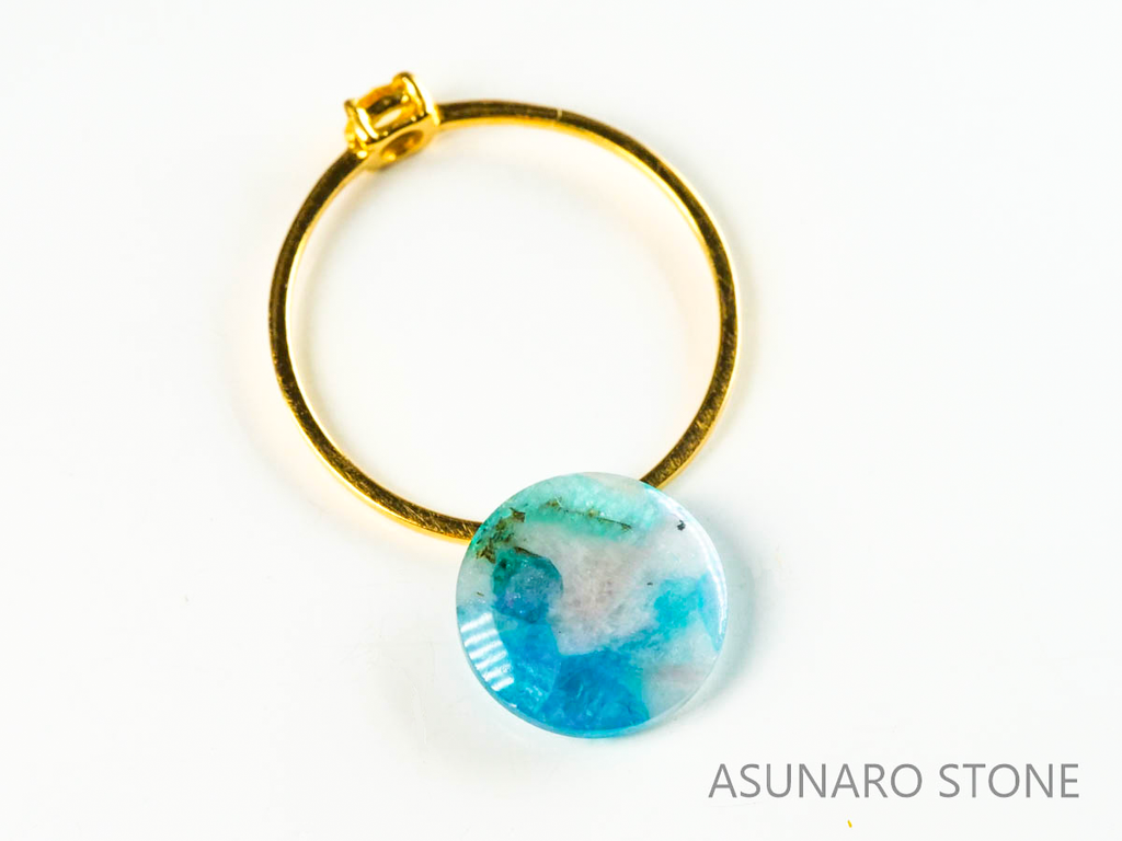 パライバトルマリンインクォーツ　ラウンド　ブラジル産 　2.34ct 【220810-1059】