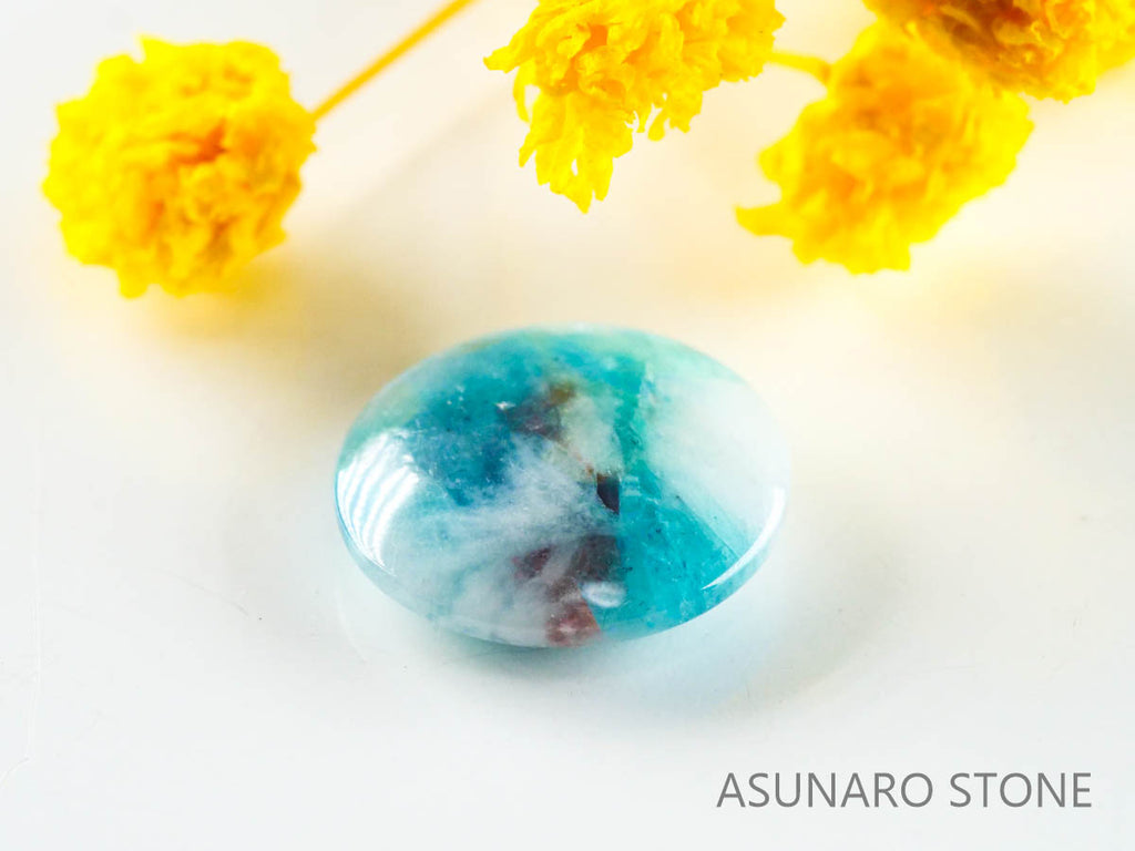 パライバトルマリンインクォーツ　ラウンド　ブラジル産 　2.20ct 【220810-1061】