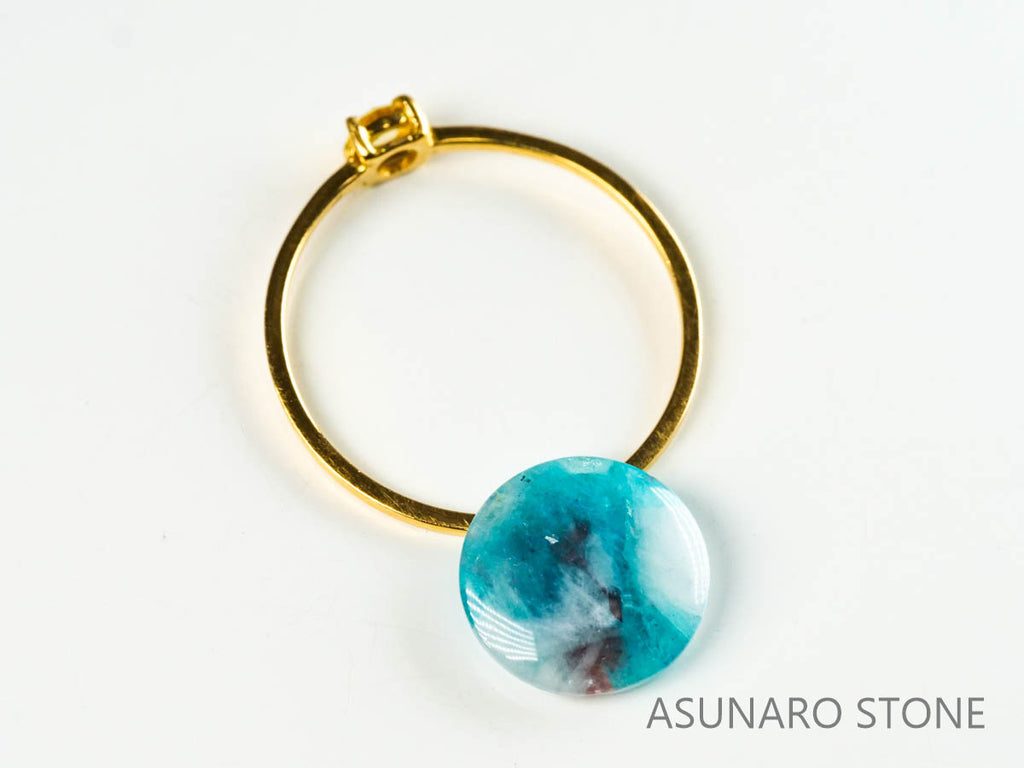 パライバトルマリンインクォーツ　ラウンド　ブラジル産 　2.20ct 【220810-1061】