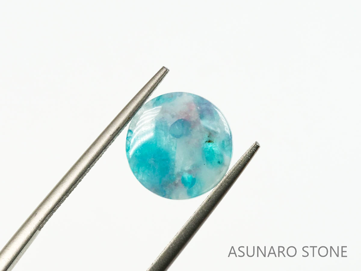 パライバトルマリンインクォーツ　ラウンド　ブラジル産 　2.10ct 【220810-1062】