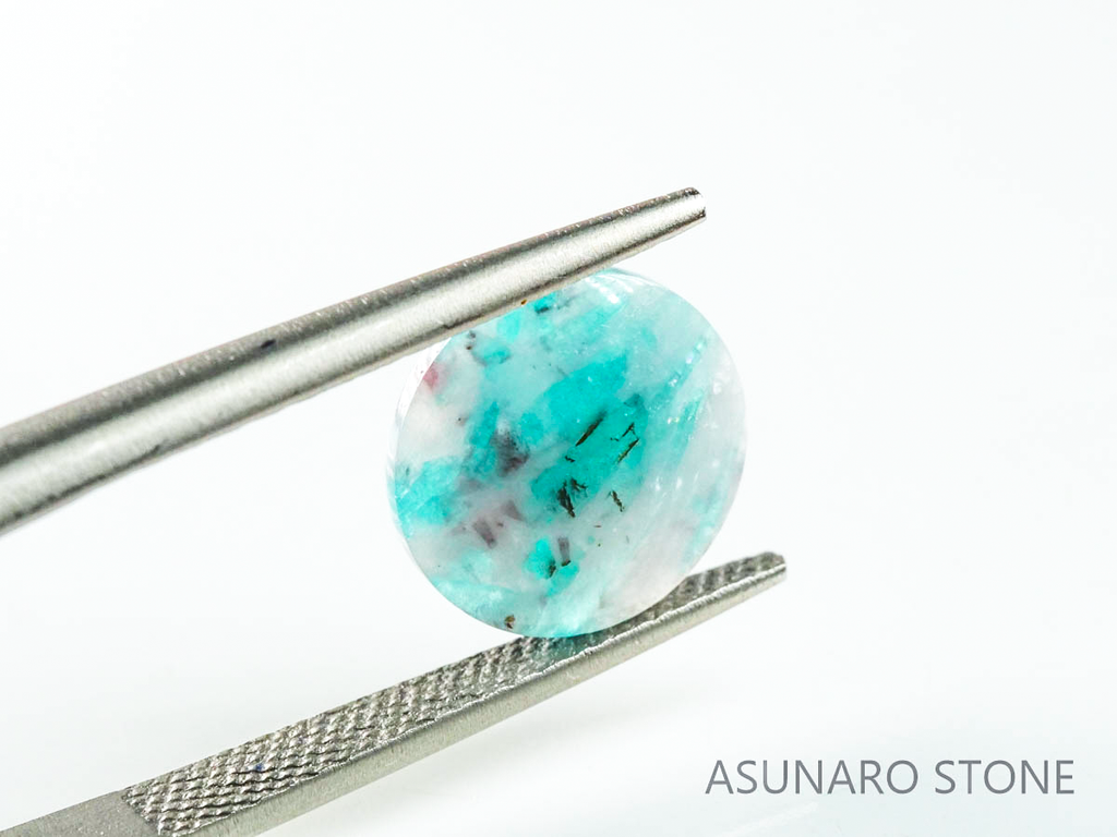 パライバトルマリンインクォーツ　ラウンド　ブラジル産 　2.22ct 【220810-1063】