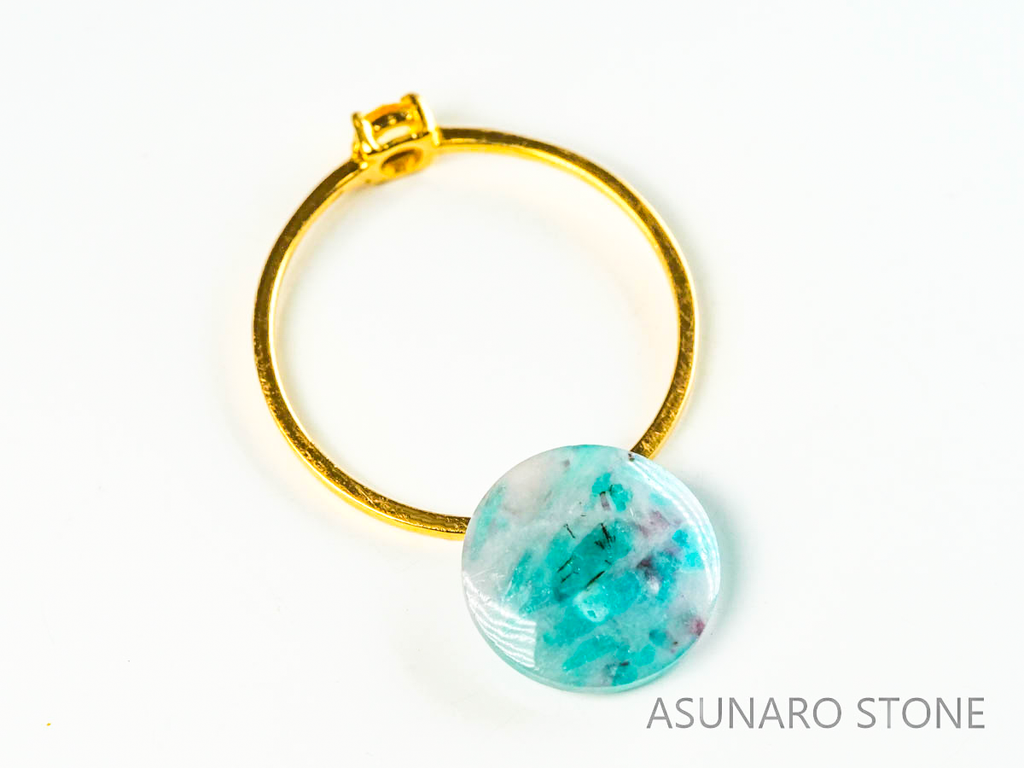 パライバトルマリンインクォーツ　ラウンド　ブラジル産 　2.22ct 【220810-1063】