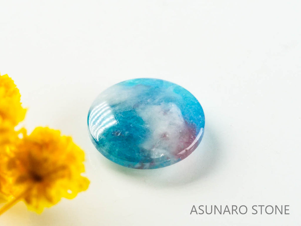 パライバトルマリンインクォーツ　ラウンド　ブラジル産 　2.42ct 【220810-1064】