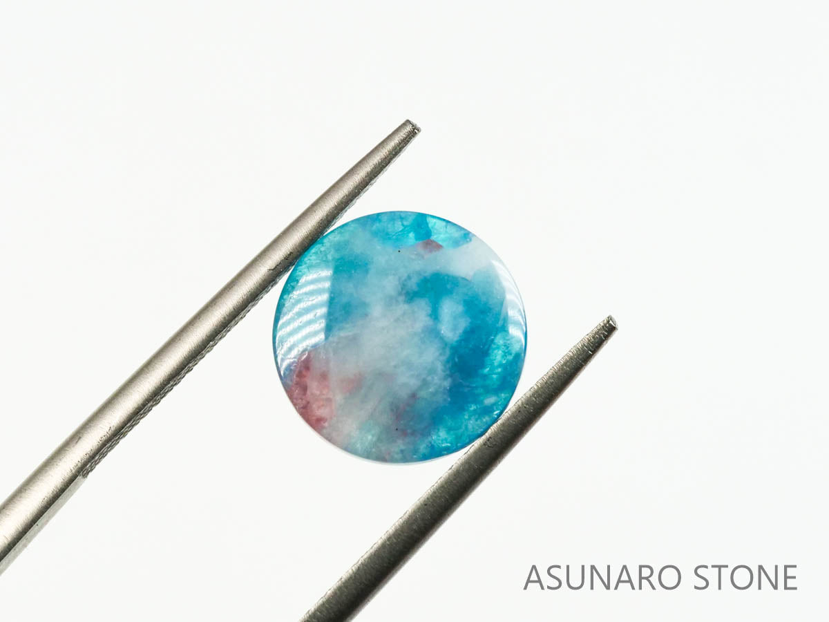 パライバトルマリンインクォーツ　ラウンド　ブラジル産 　2.42ct 【220810-1064】