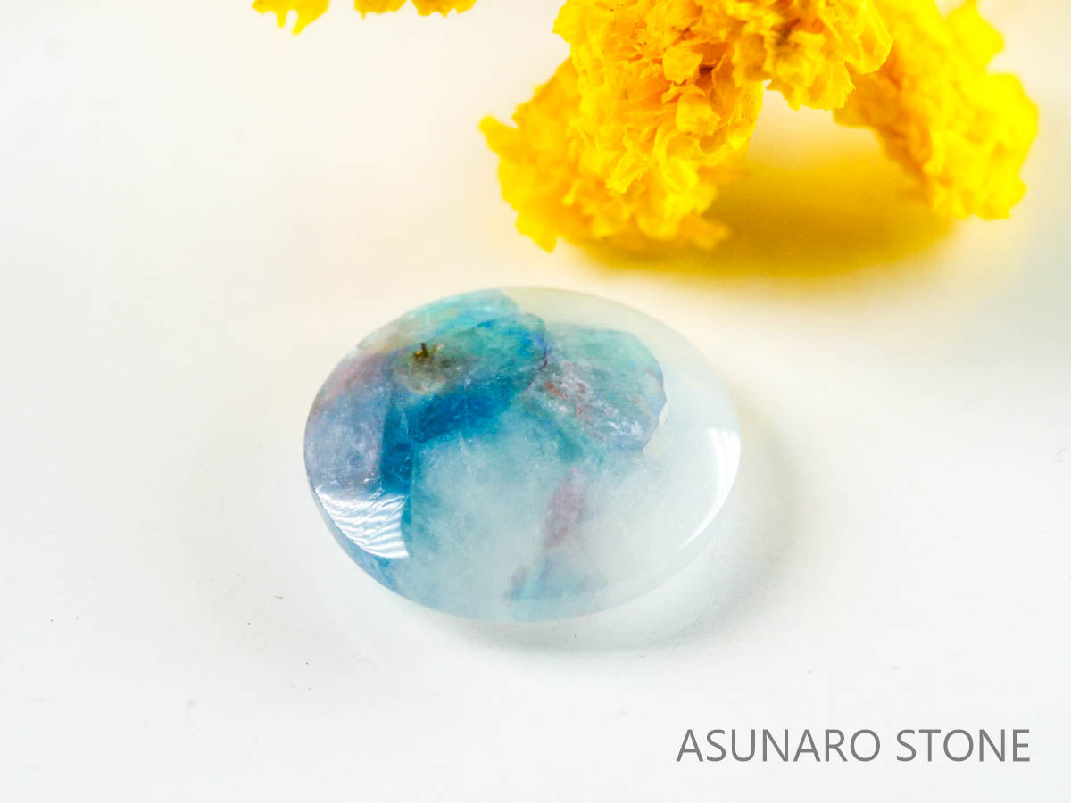 パライバトルマリンインクォーツ　ラウンド　ブラジル産 　2.32ct 【220810-1066】