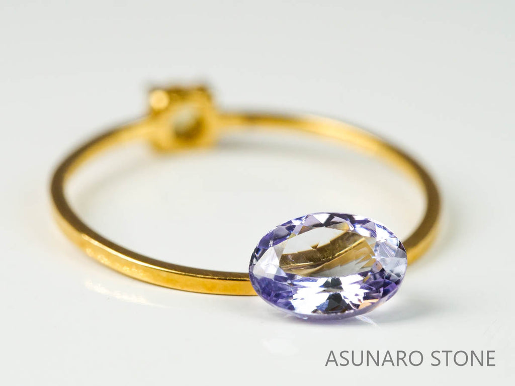 ゾイサイト（タンザナイト）  オーバルカット　タンザニア産　　0.81ct【220818-1088】