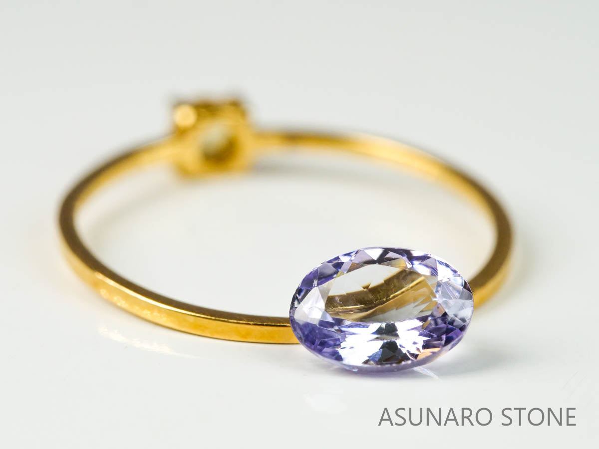 ゾイサイト（タンザナイト）  オーバルカット　タンザニア産　　0.81ct【220818-1088】