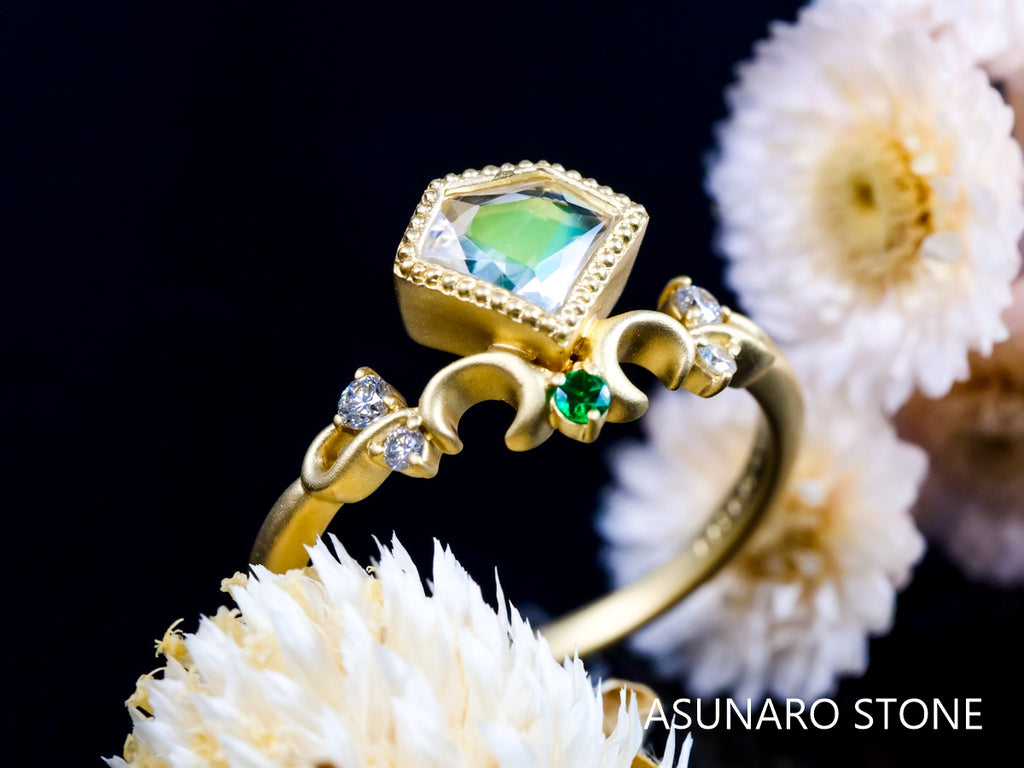 【お仕立て用】空枠番号：547G リング枠【オーダージュエリー用】