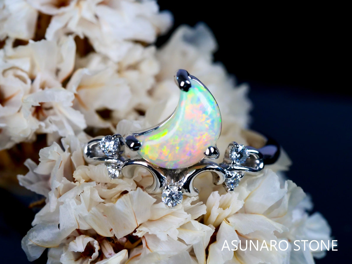 【お仕立て用】空枠番号：547G リング枠【オーダージュエリー用】