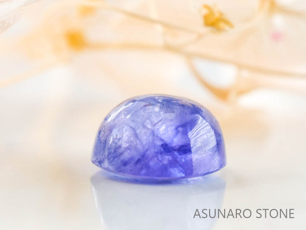 ゾイサイト（タンザナイト）  カボション　タンザニア産　　1.32ct【220826-1099】