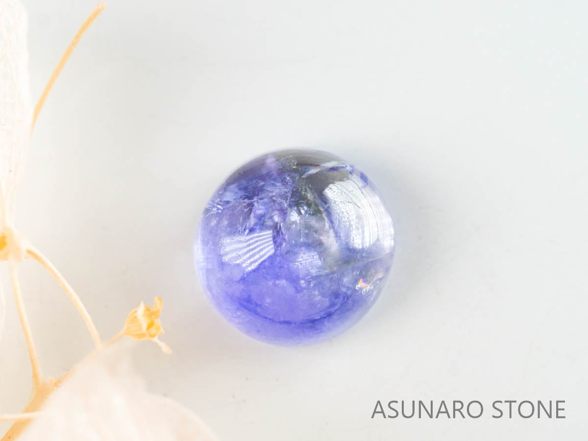 バイカラーゾイサイト（タンザナイト）  カボション　タンザニア産　　1.80ct【220826-1101】