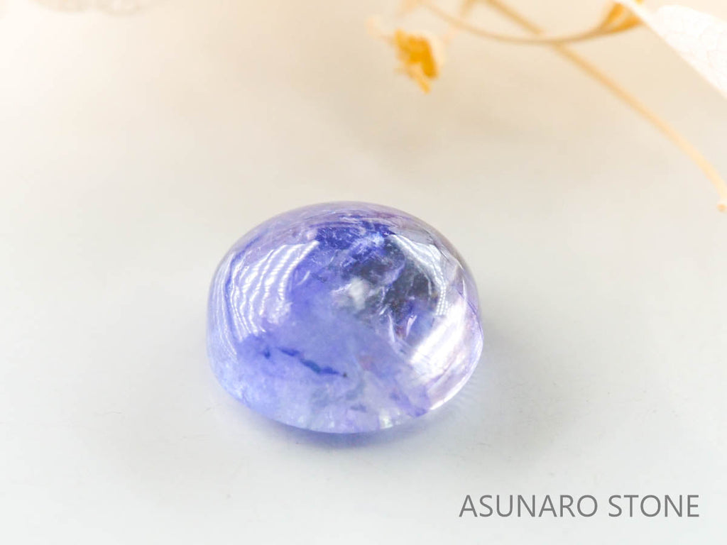 バイカラーゾイサイト（タンザナイト）  カボション　タンザニア産　　1.80ct【220826-1101】