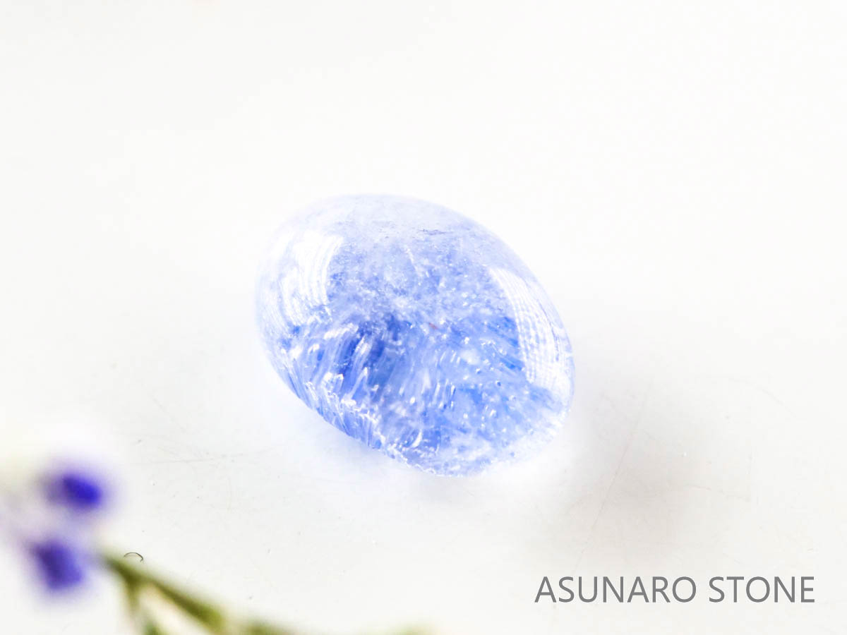 デュモルチェライトインクォーツ　カボション ブラジル産 　0.71ct 【220916-1116】