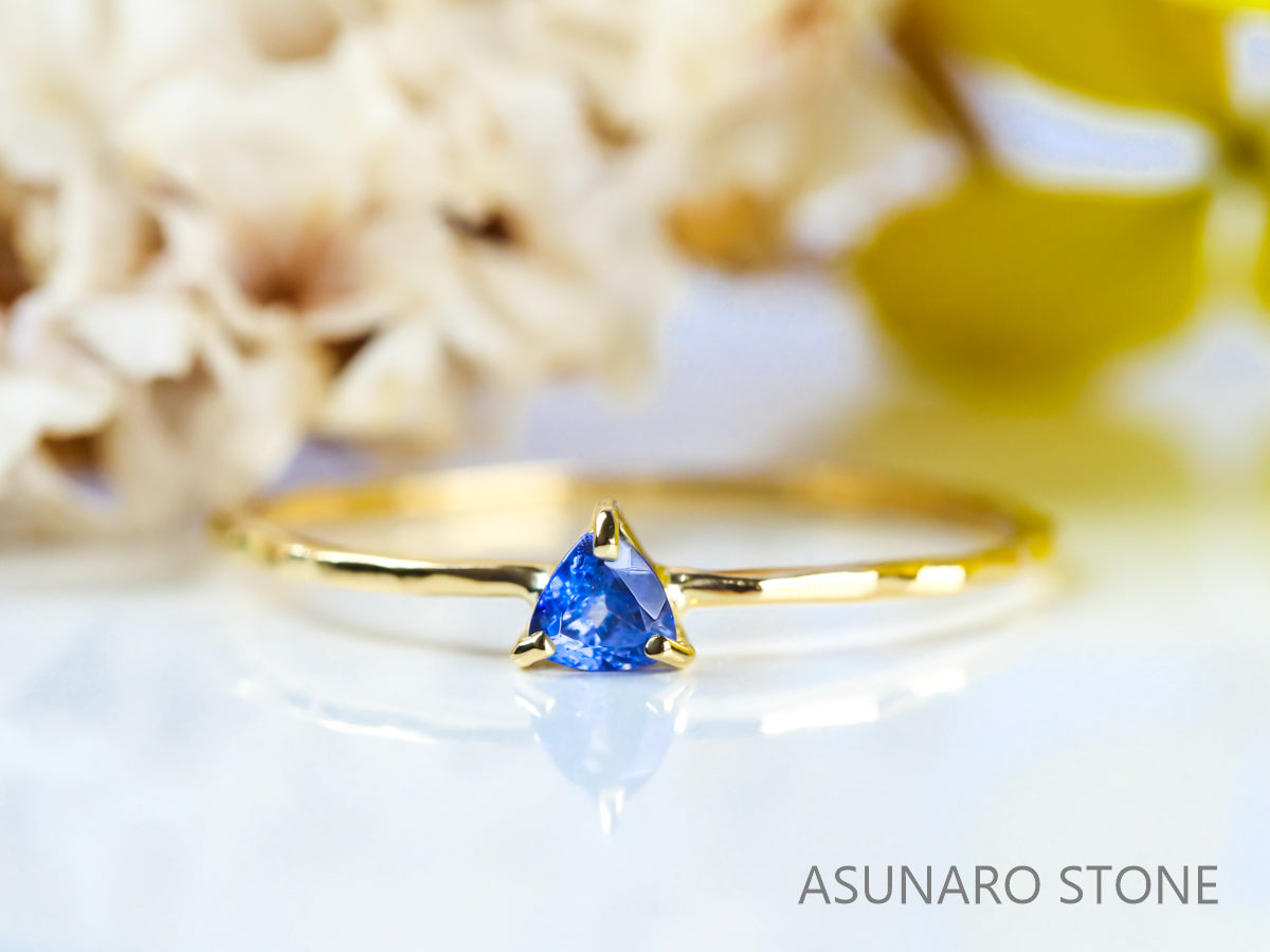 【お仕立て用】空枠番号：S27A　約1.2mm幅　槌目加工　リング枠　ダイヤなし【オーダージュエリー用】