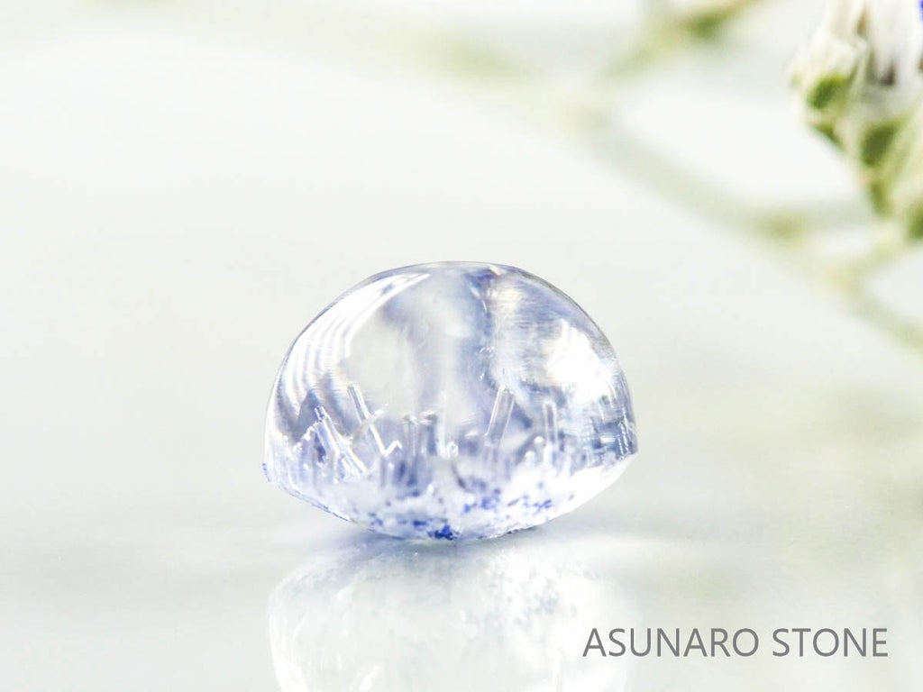 デュモルチェライトインクォーツ　カボション 　ブラジル産 　0.80ct 【220916-1125】