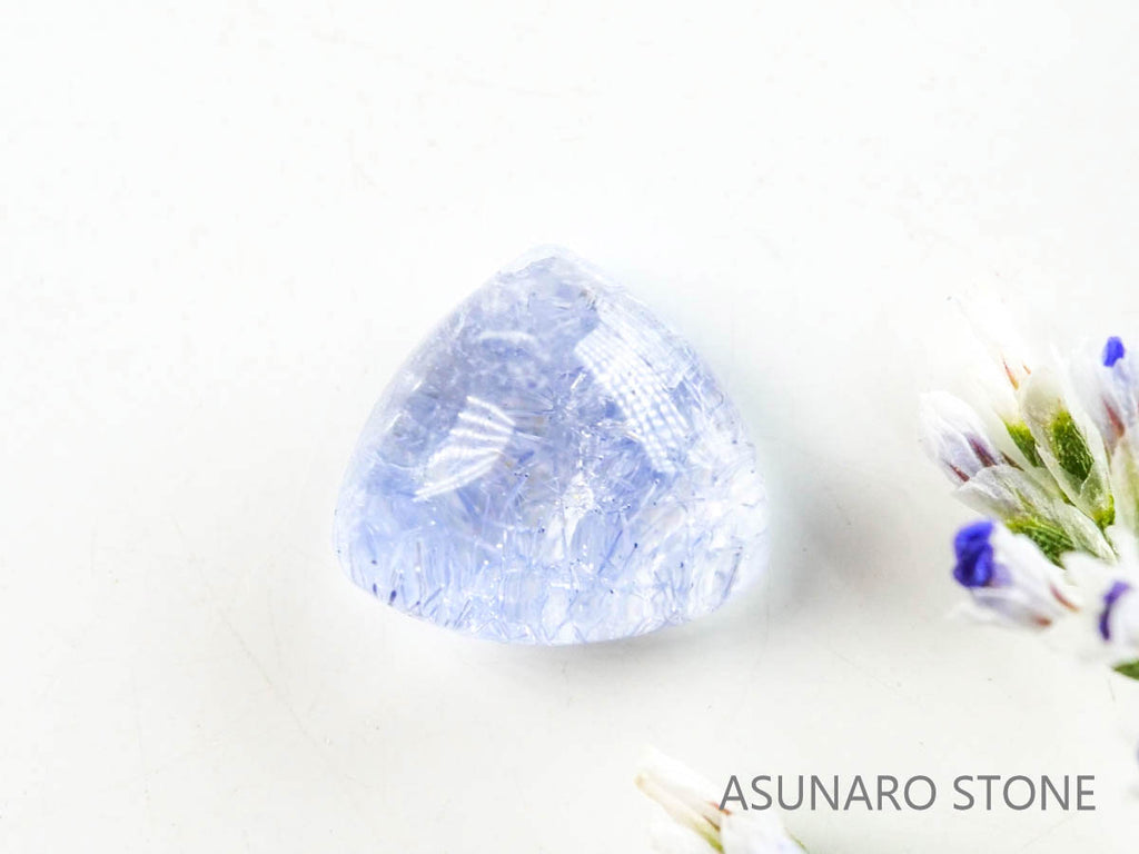 デュモルチェライトインクォーツ　カボション 　ブラジル産 　0.79ct 【220916-1126】