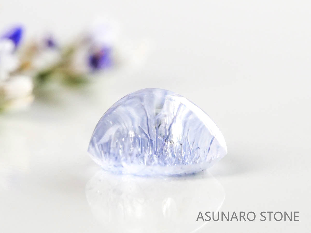 デュモルチェライトインクォーツ　カボション 　ブラジル産 　0.79ct 【220916-1126】