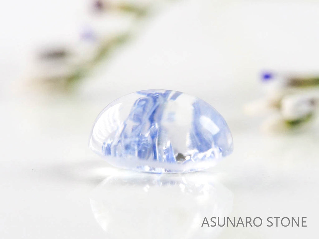 デュモルチェライトインクォーツ　カボション 　ブラジル産 　0.67ct 【220916-1127】