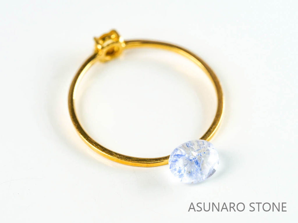 デュモルチェライトインクォーツ　カボション 　ブラジル産 　0.67ct 【220916-1127】