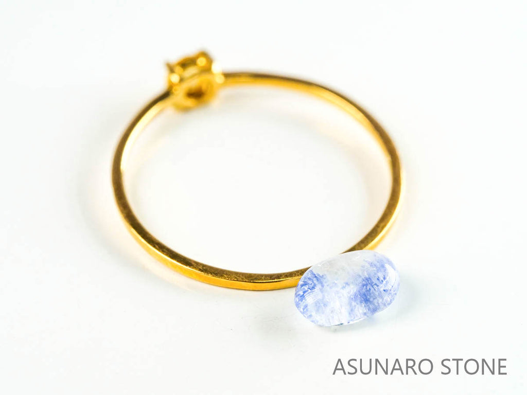 デュモルチェライトインクォーツ　カボション 　ブラジル産 　0.71ct 【220916-1130】