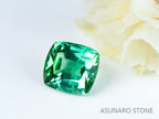 ブルーグリーントルマリン 　クッションカット 　アフガニスタン産  0.91ct　【221109-1135】