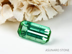 ブルーグリーントルマリン 　エメラルドカット 　アフガニスタン産 　1.65ct　【221109-1142】