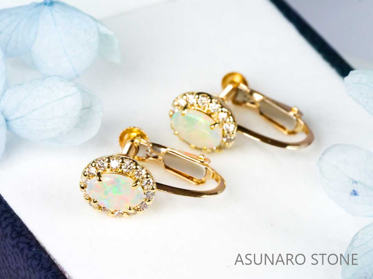 【お仕立て用】空枠番号：取巻きタイプピアス　ピアス枠【オーダージュエリー用】