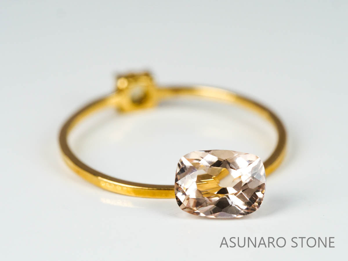 モルガナイト クッションカット　ブラジル産　0.91ct　【220928-1150】