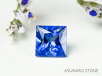 バイカラーサファイア 　プリンセスカット　 スリランカ産　0.38ct【221017-1176】