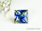 バイカラーサファイア 　プリンセスカット　 スリランカ産　0.38ct【221017-1179】