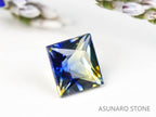 バイカラーサファイア 　プリンセスカット　 スリランカ産　0.38ct【221017-1179】