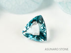 サンタマリアアクアマリン トリリアントカット ブラジル・タトゥー鉱山産　0.38ct【221021-1192】