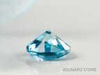 サンタマリアアクアマリン  ラウンドカット　ブラジル・タトゥー鉱山産　0.09ct【221021-1195】