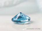 サンタマリアアクアマリン ラウンドカット ブラジル・タトゥー鉱山産　0.16ct【221021-1196】