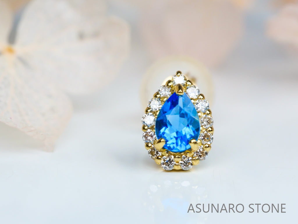 【お仕立て用】空枠番号：取巻きタイプピアス　ピアス枠【オーダージュエリー用】