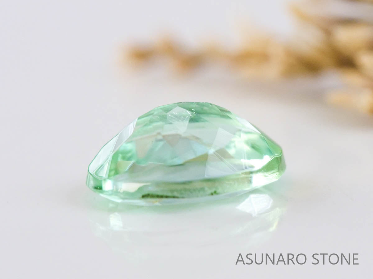 シーフォームトルマリン 　オーバルカット 　アフガニスタン産  0.48ct　【221214-1207】