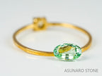 シーフォームトルマリン 　オーバルカット 　アフガニスタン産  0.45ct　【221214-1208】