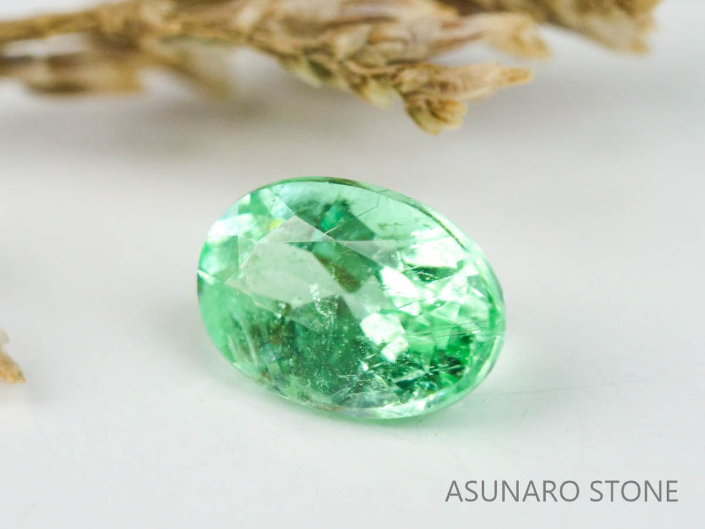 シーフォームトルマリン 　オーバルカット 　アフガニスタン産  0.56ct　【221214-1209】